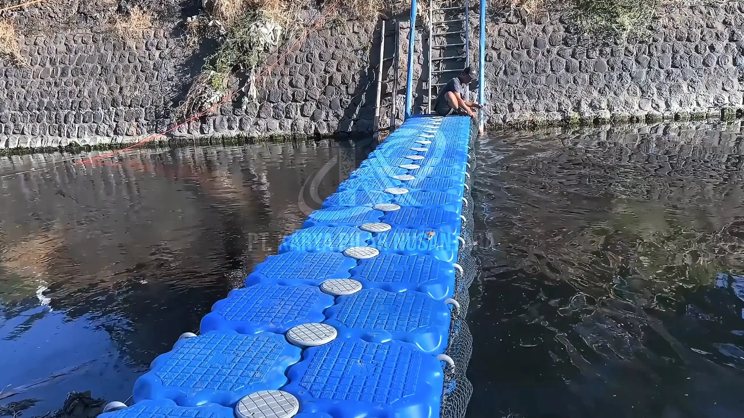 Aplikasi Kubus Apung HDPE di area perairan