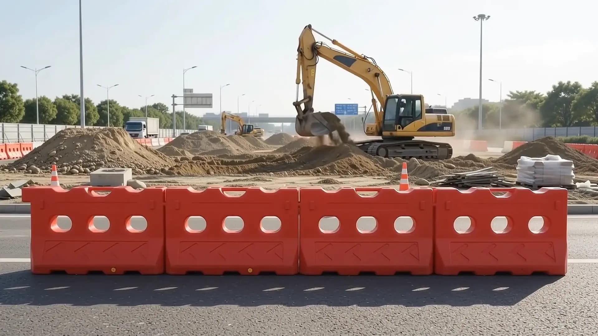 Road Barrier HDPE Karya Pilar Nusantara