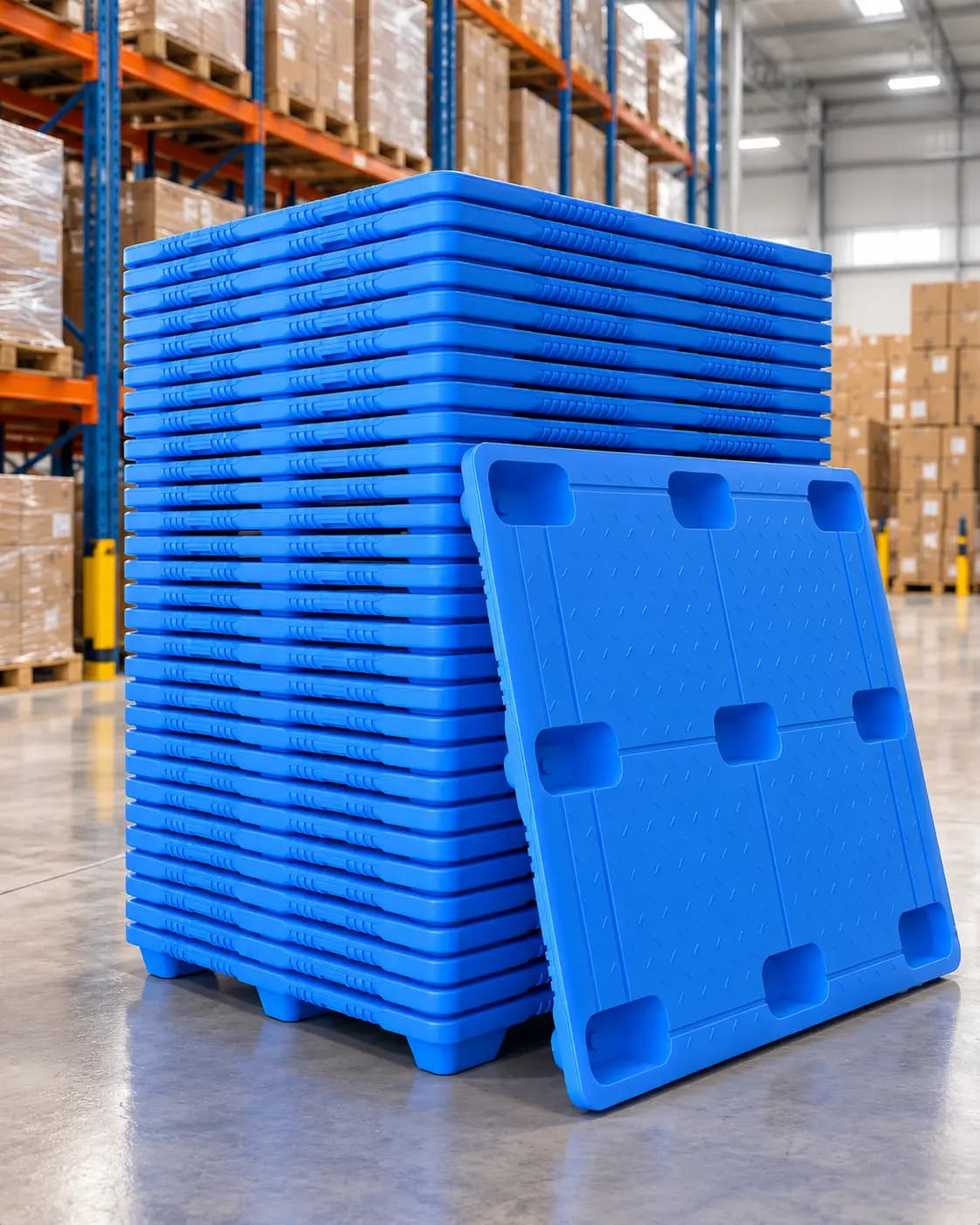 pallet diangkat forklift