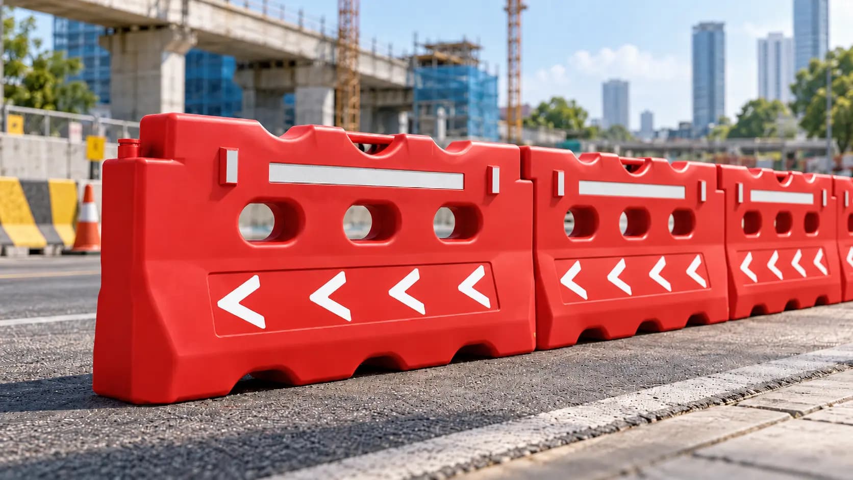 Road Barrier Plastik HDPE: Kelebihan, Karakteristik, dan Penggunaannya