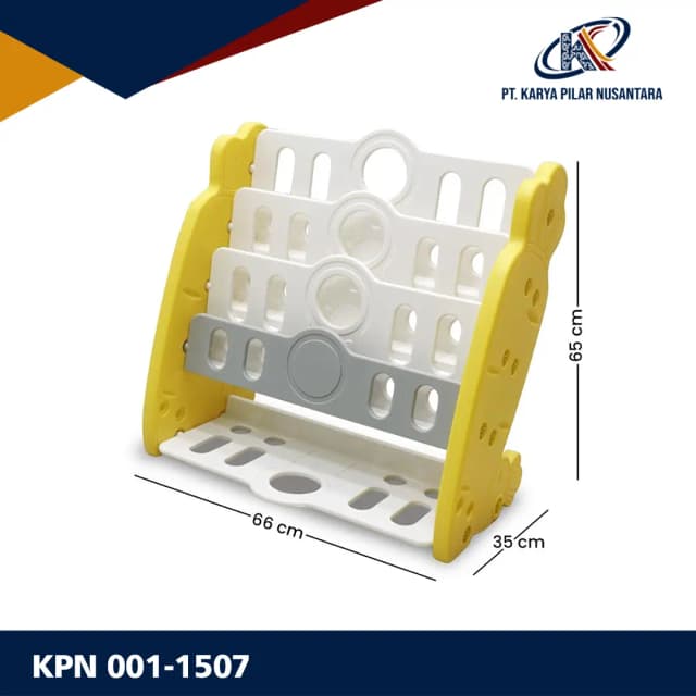 Rak Buku Anak Plastik HDPE 3 Susun KPN 001-1507