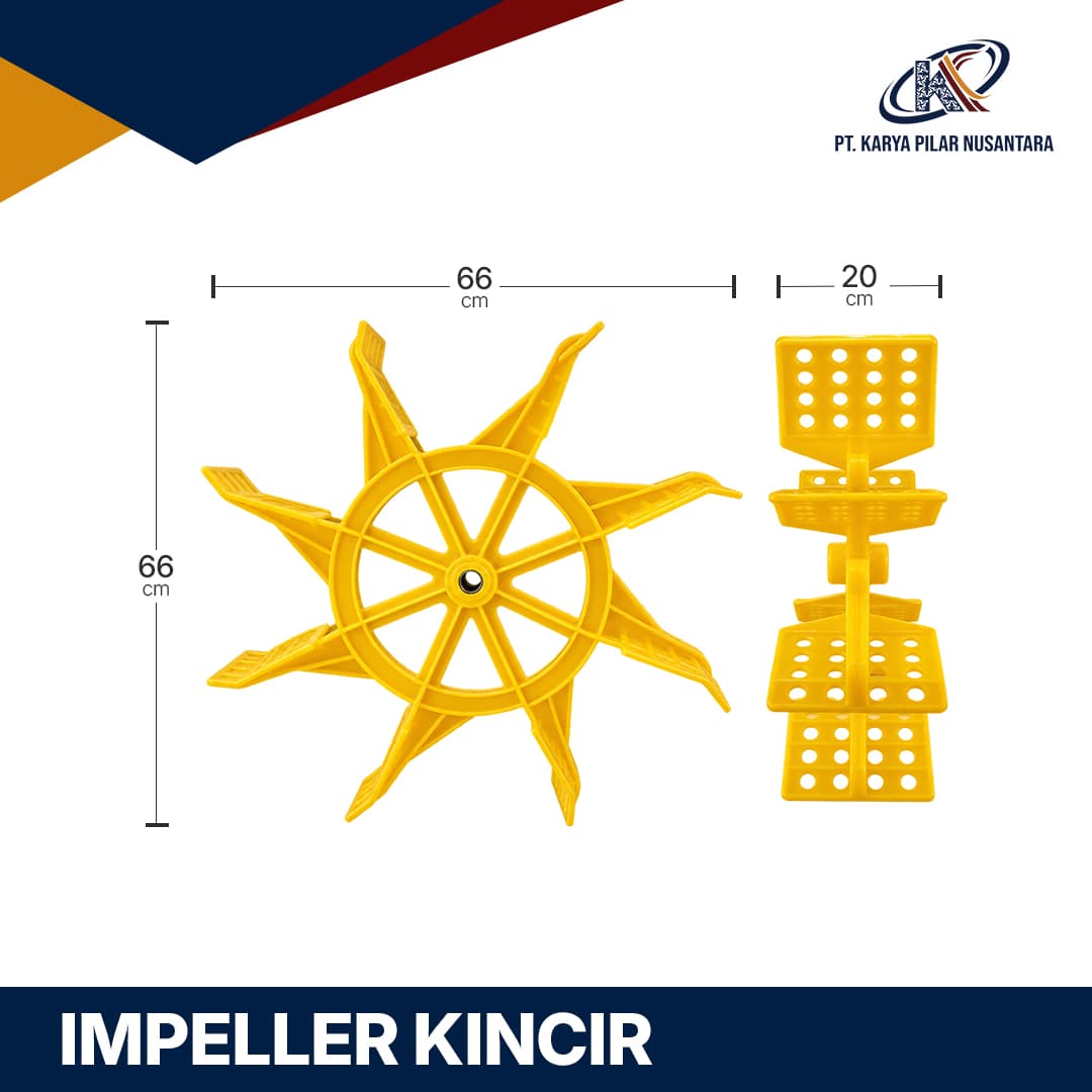 Impeller Kincir Air HDPE - gambar 2