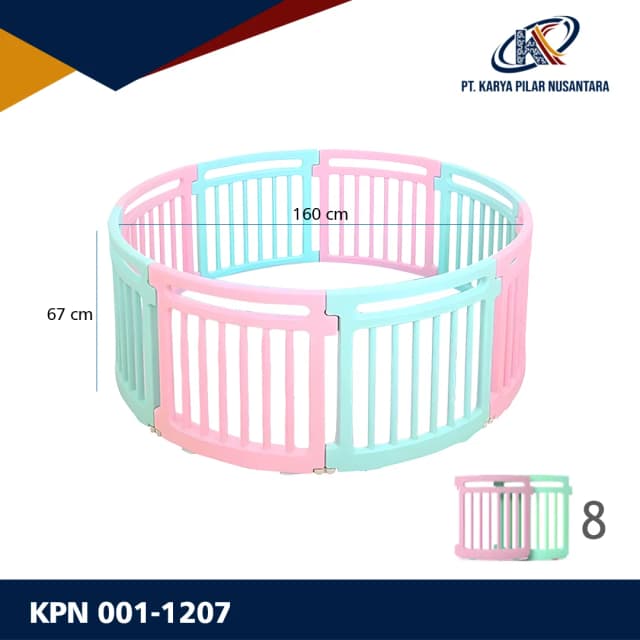 Pagar Bermain Anak HDPE Baby Play Fence - 4 Model