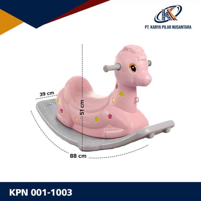 Kuda-Kudaan Anak HDPE Rocking Horse