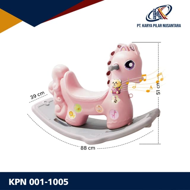 Kuda-Kudaan Anak HDPE Rocking Horse