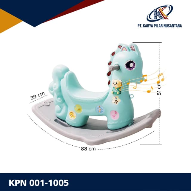 Kuda-Kudaan Anak HDPE Rocking Horse
