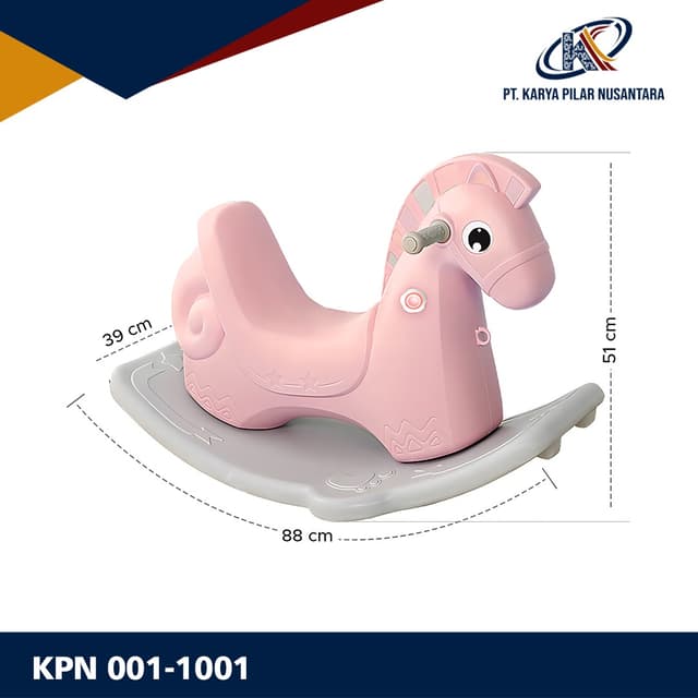 Kuda-Kudaan Anak HDPE Rocking Horse