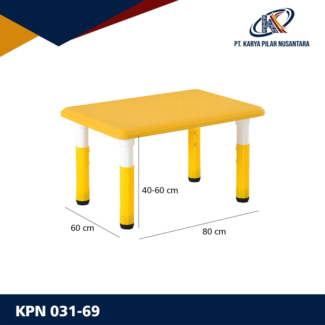 Meja Belajar Anak HDPE - gambar 18