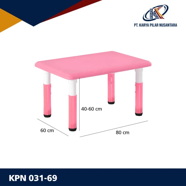 Meja Belajar Anak HDPE