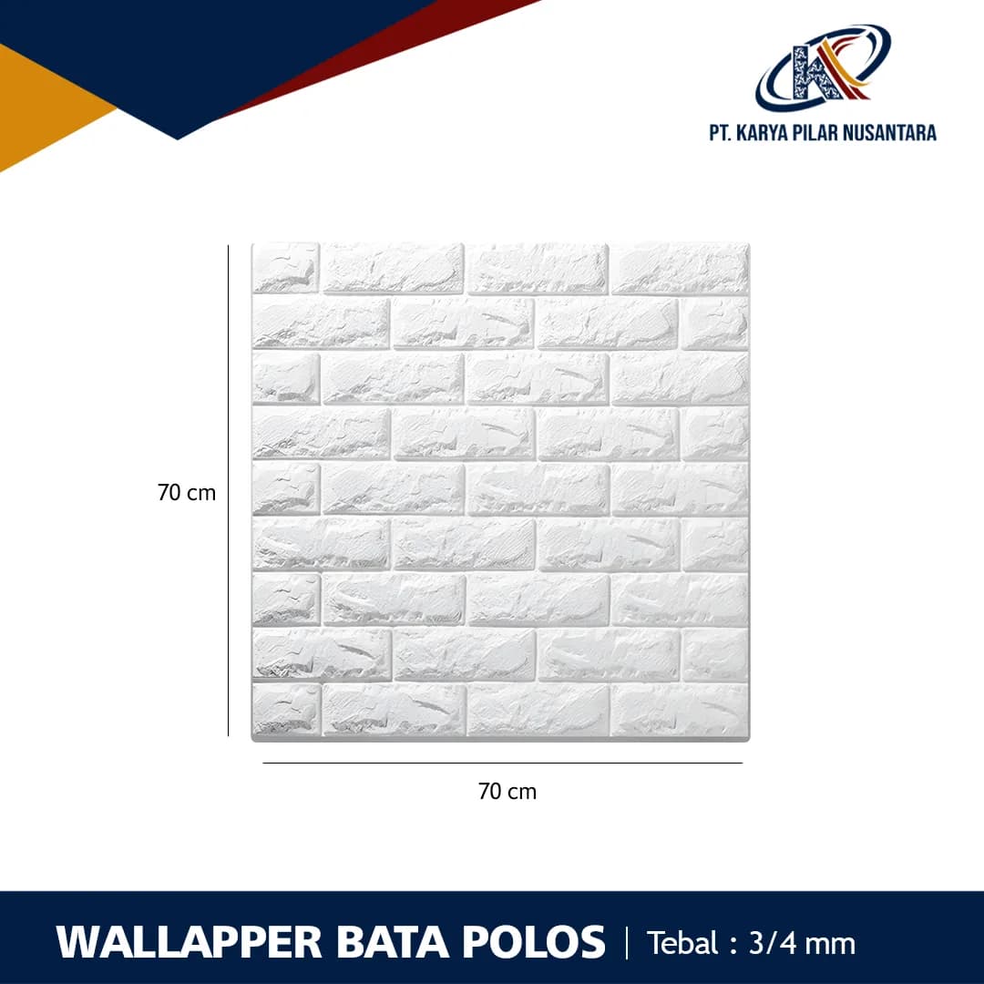 Wallpaper XPE Foam 3D – Stiker Dinding Motif dan Linen - gambar 2