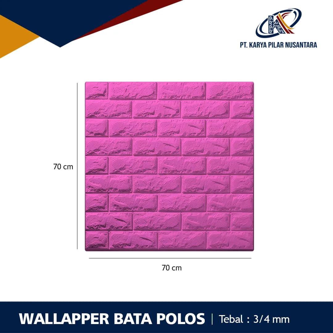 Wallpaper XPE Foam 3D – Stiker Dinding Motif dan Linen - gambar 5