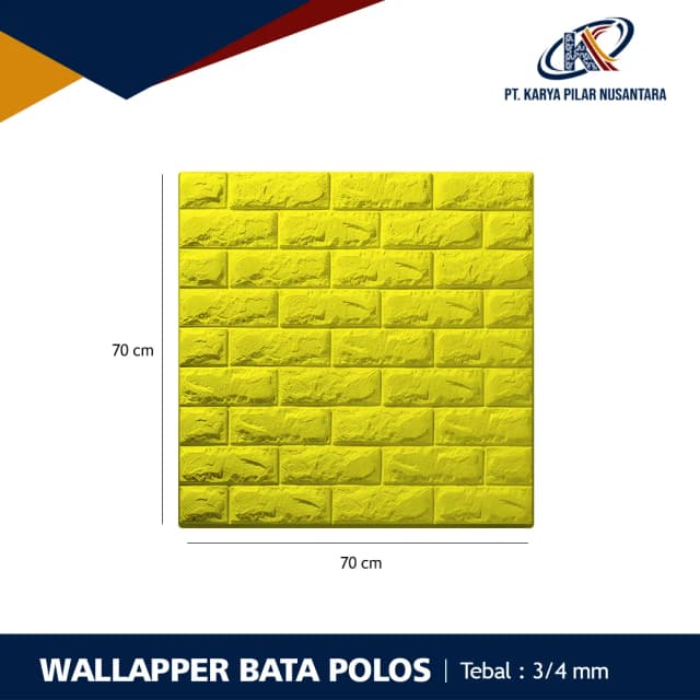 Wallpaper XPE Foam 3D – Stiker Dinding Motif dan Linen