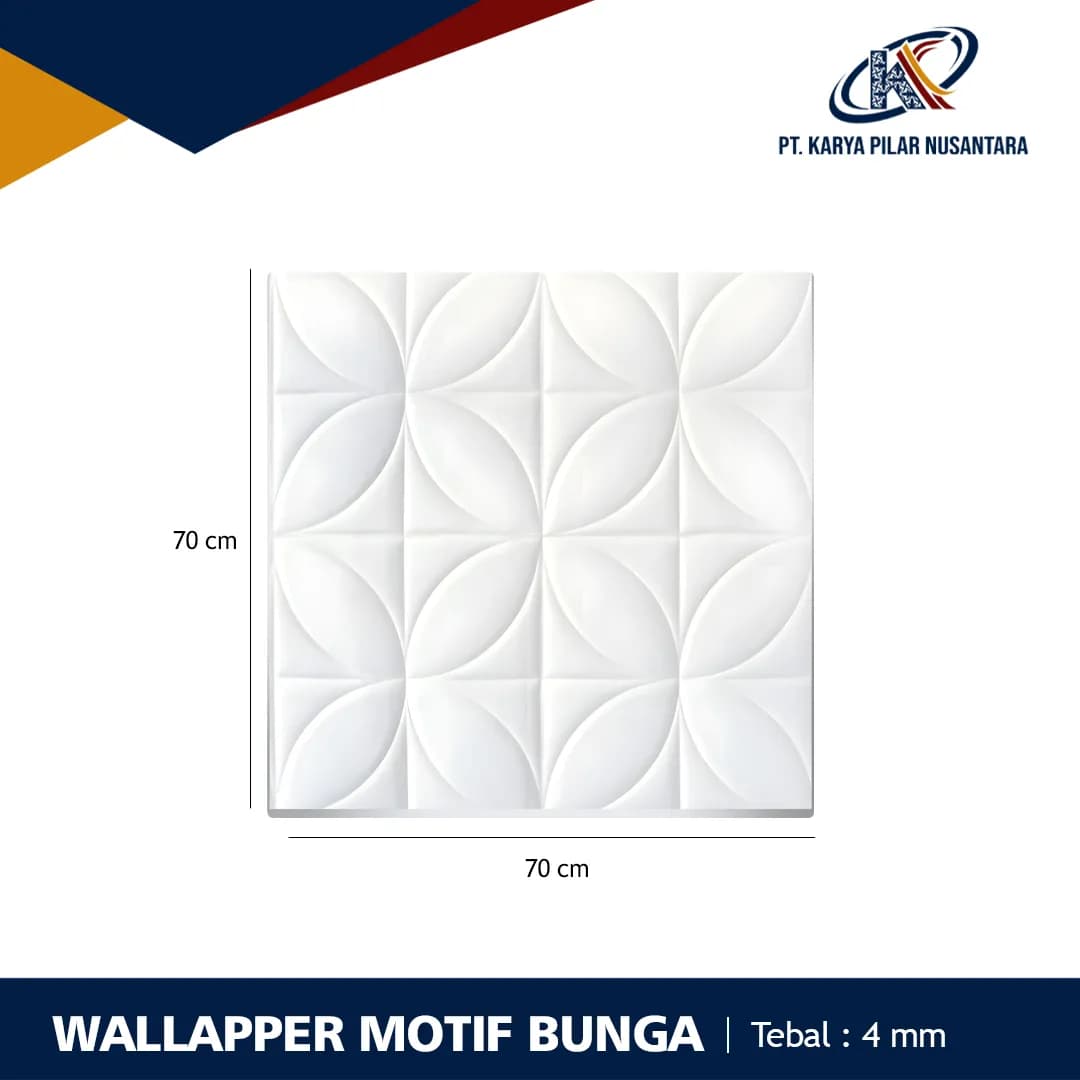 Wallpaper XPE Foam 3D – Stiker Dinding Motif dan Linen - gambar 7