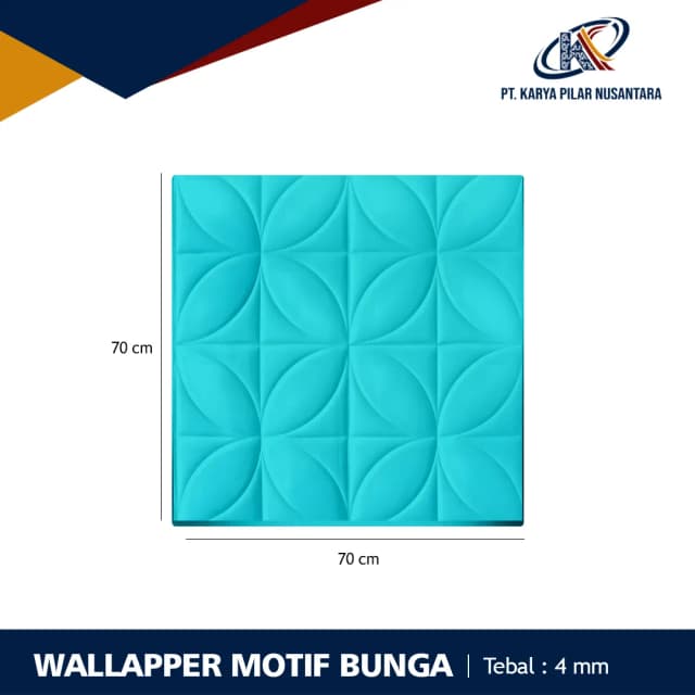 Wallpaper XPE Foam 3D – Stiker Dinding Motif dan Linen