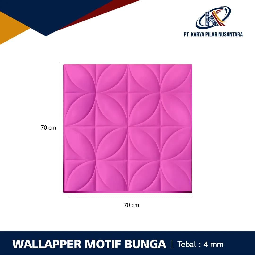 Wallpaper XPE Foam 3D – Stiker Dinding Motif dan Linen - gambar 10