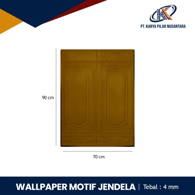 Wallpaper XPE Foam 3D – Stiker Dinding Motif dan Linen