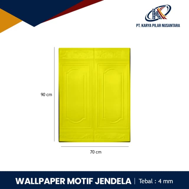 Wallpaper XPE Foam 3D – Stiker Dinding Motif dan Linen
