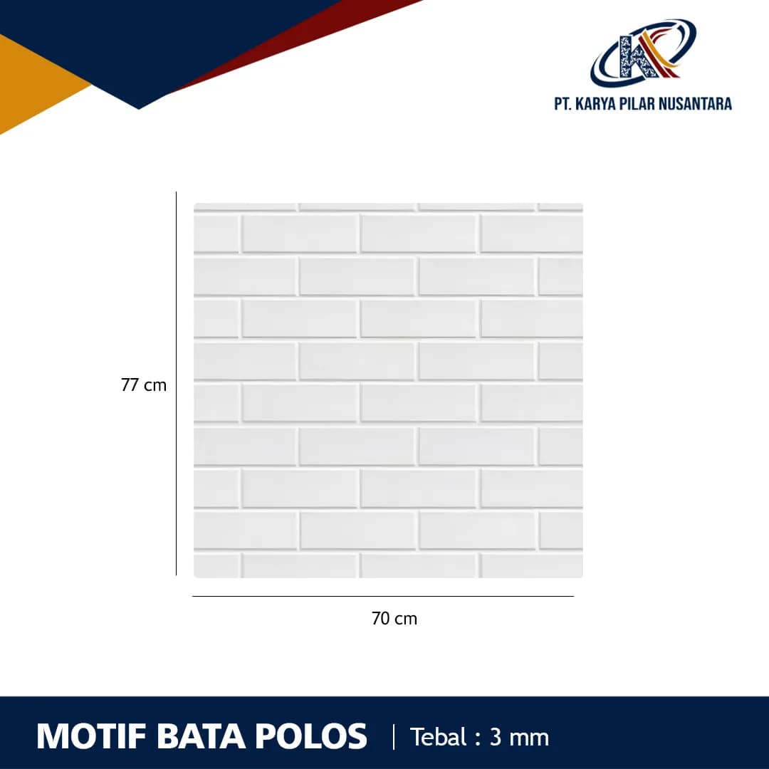 Wallpaper XPE Foam 3D – Stiker Dinding Motif dan Linen - gambar 24