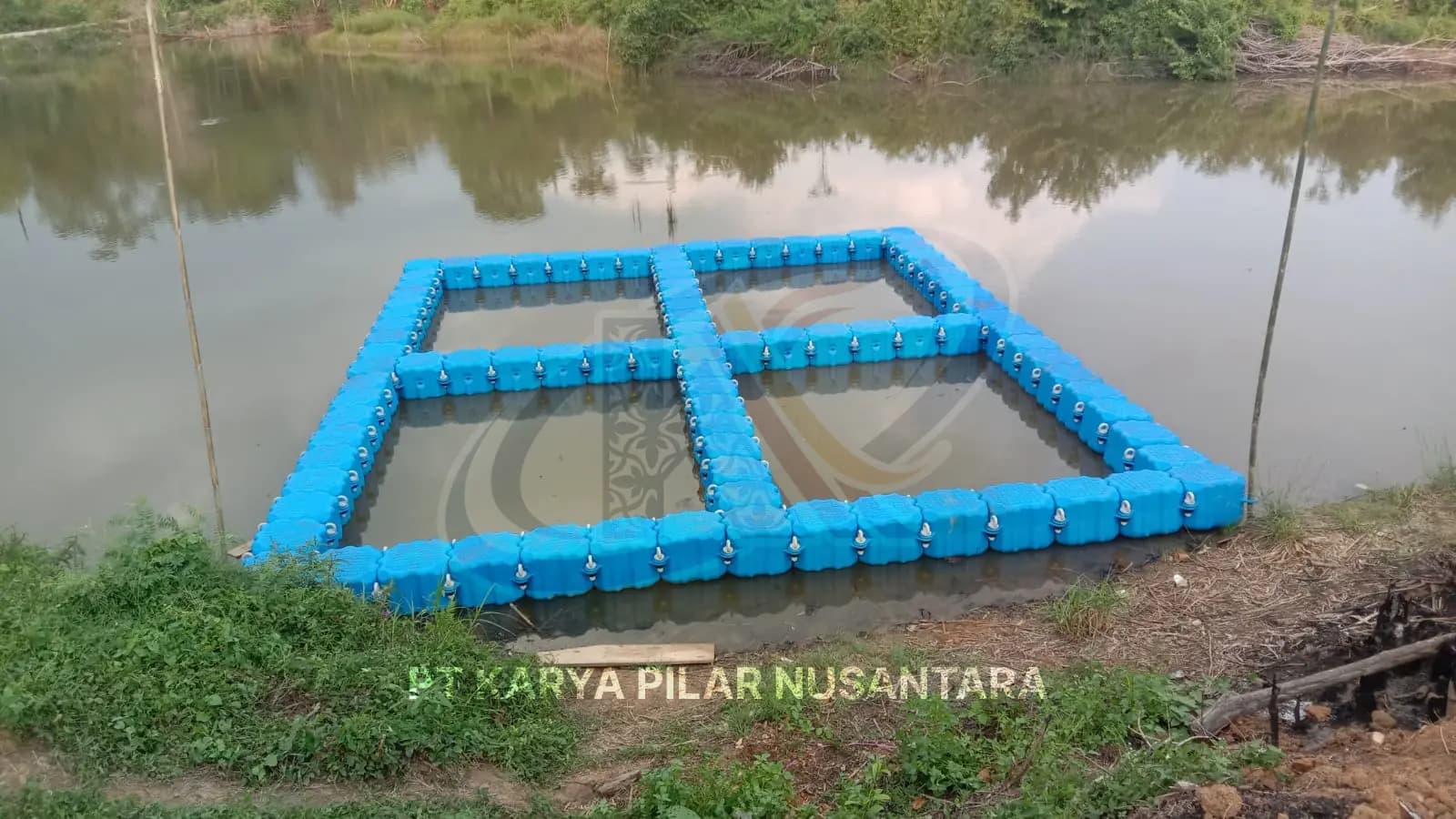 Kubus Apung HDPE untuk keramba apung