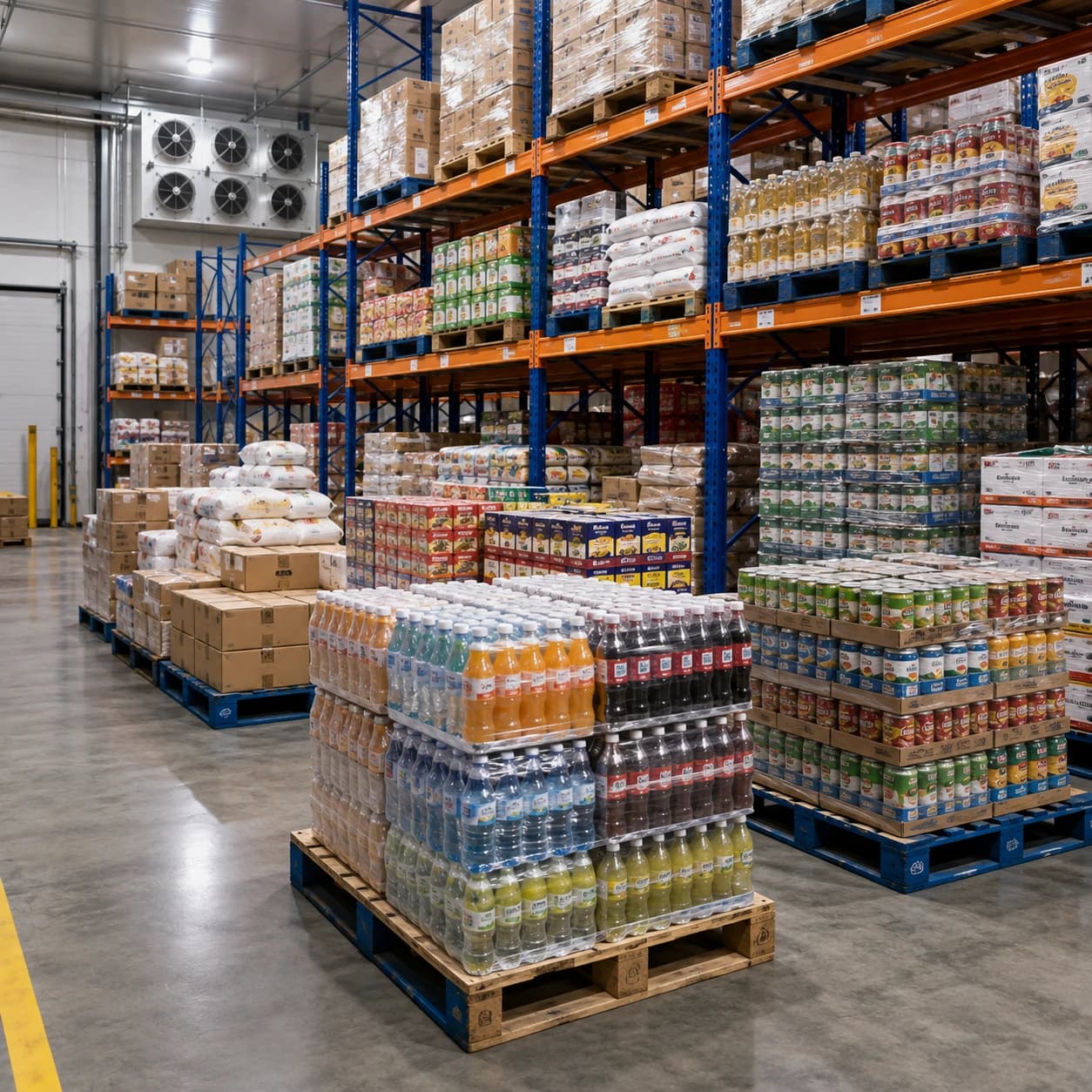 Penggunaan pallet plastik pada industri makanan dan minuman