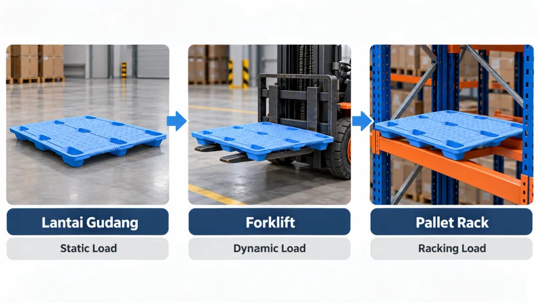 flowchart horizontal 3 macam penggunaan pallet