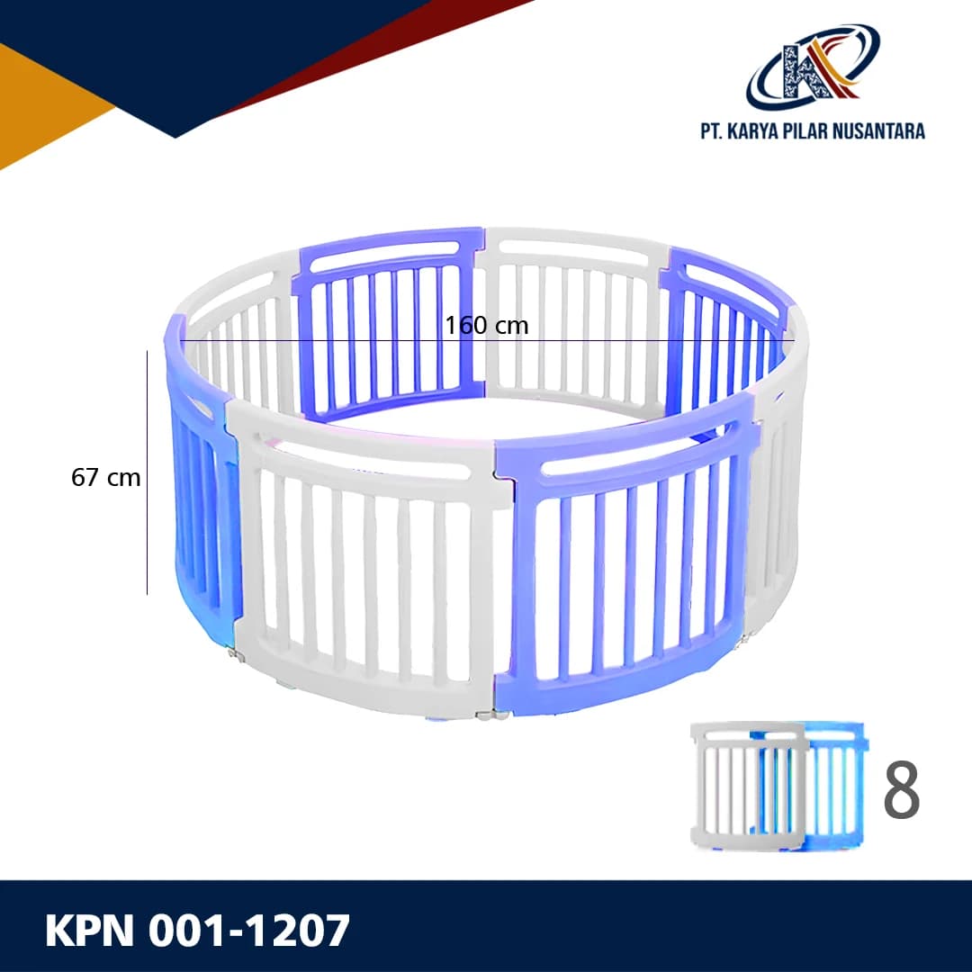 Pagar Bermain Anak HDPE Baby Play Fence - 4 Model - gambar 9