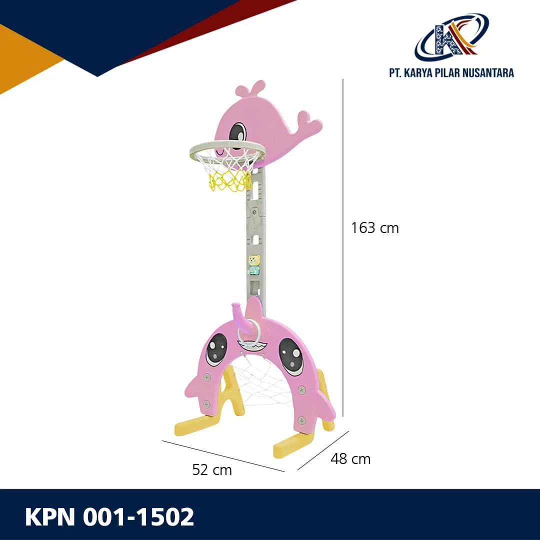 Ring Basket Anak HDPE Multifungsi Karakter Paus & Kucing - gambar 7
