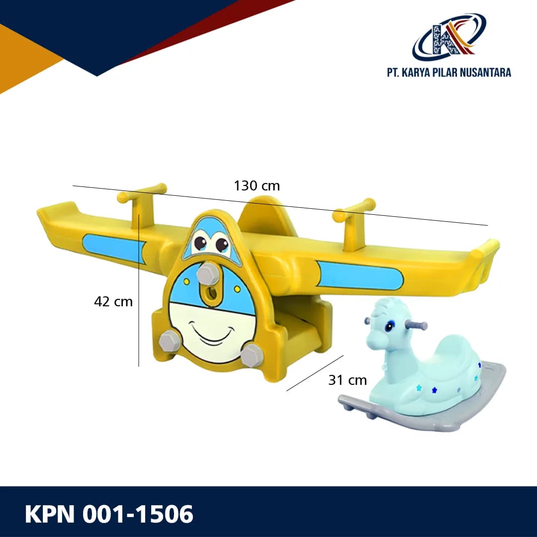 Jungkat Jungkit Anak 2 in 1 dengan Kuda-Kudaan - gambar 7