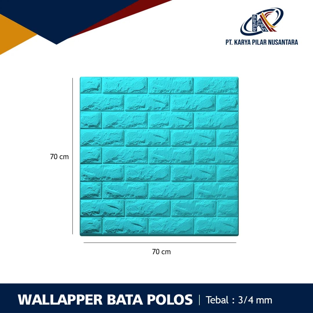 Wallpaper XPE Foam 3D – Stiker Dinding Motif dan Linen - gambar 3