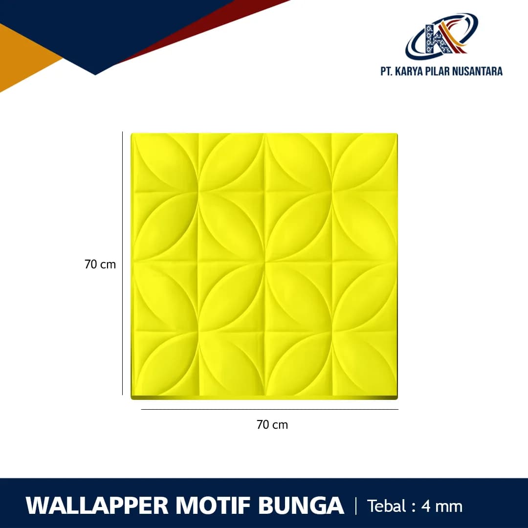 Wallpaper XPE Foam 3D – Stiker Dinding Motif dan Linen - gambar 9