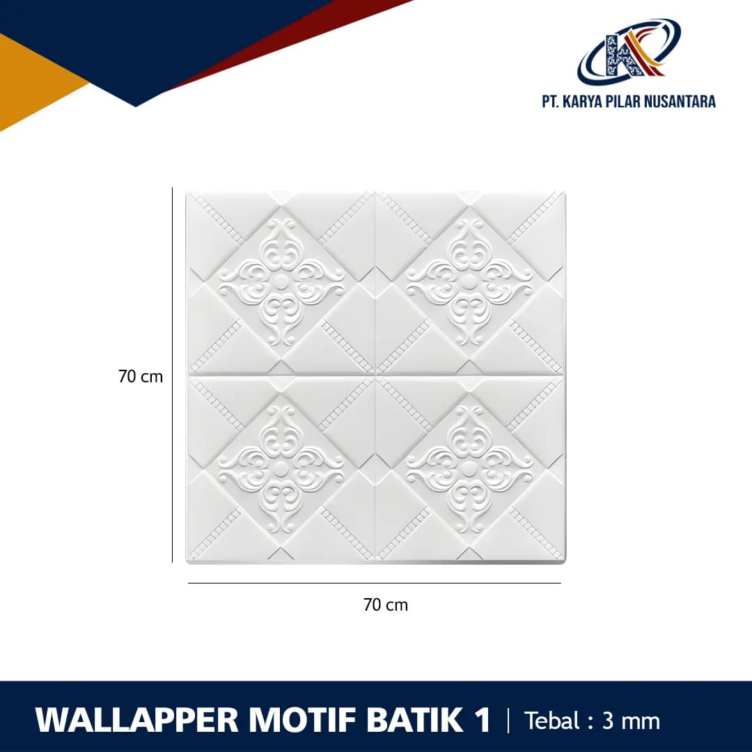 Wallpaper XPE Foam 3D – Stiker Dinding Motif dan Linen - gambar 18