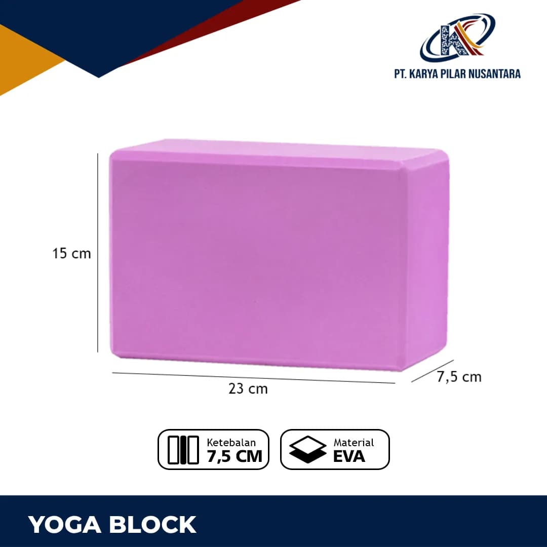 Yoga Block bahan EVA - gambar 5