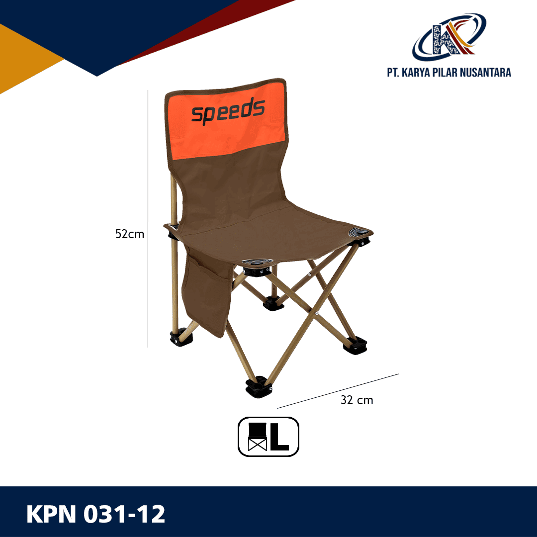 Kursi Lipat Ukuran L - KPN  031-12 dari Karya Pilar Nusantara