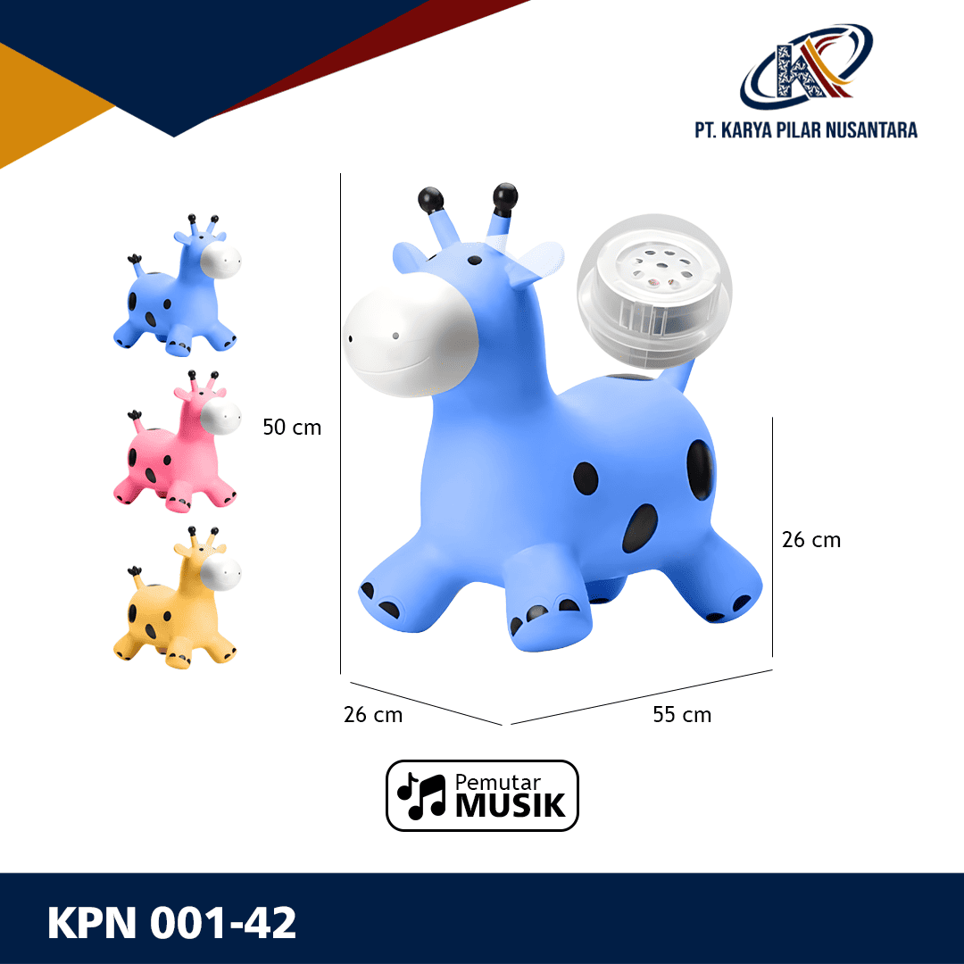 Mainan Kuda Karet KPN 001-42 dari Karya Pilar Nusantara