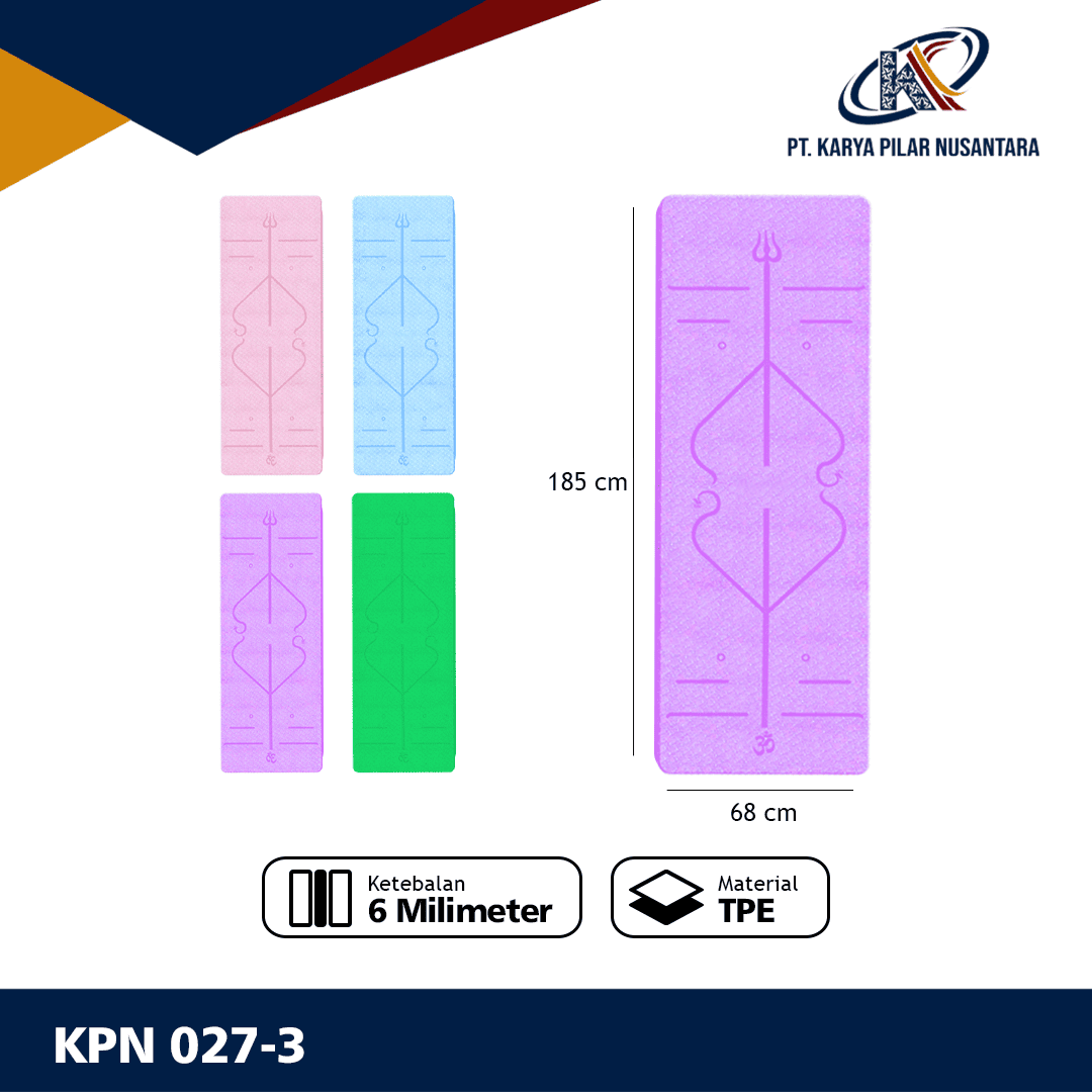 Matras Yoga KPN 027-3 dari Karya Pilar Nusantara